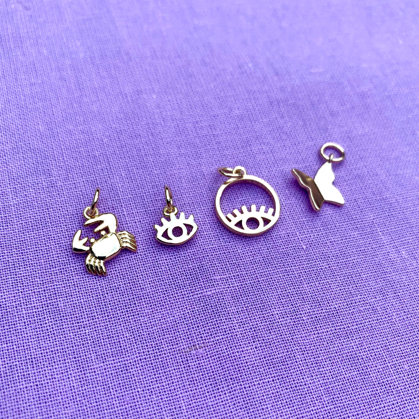 Gold Fill Mini Evil Eye | Charm