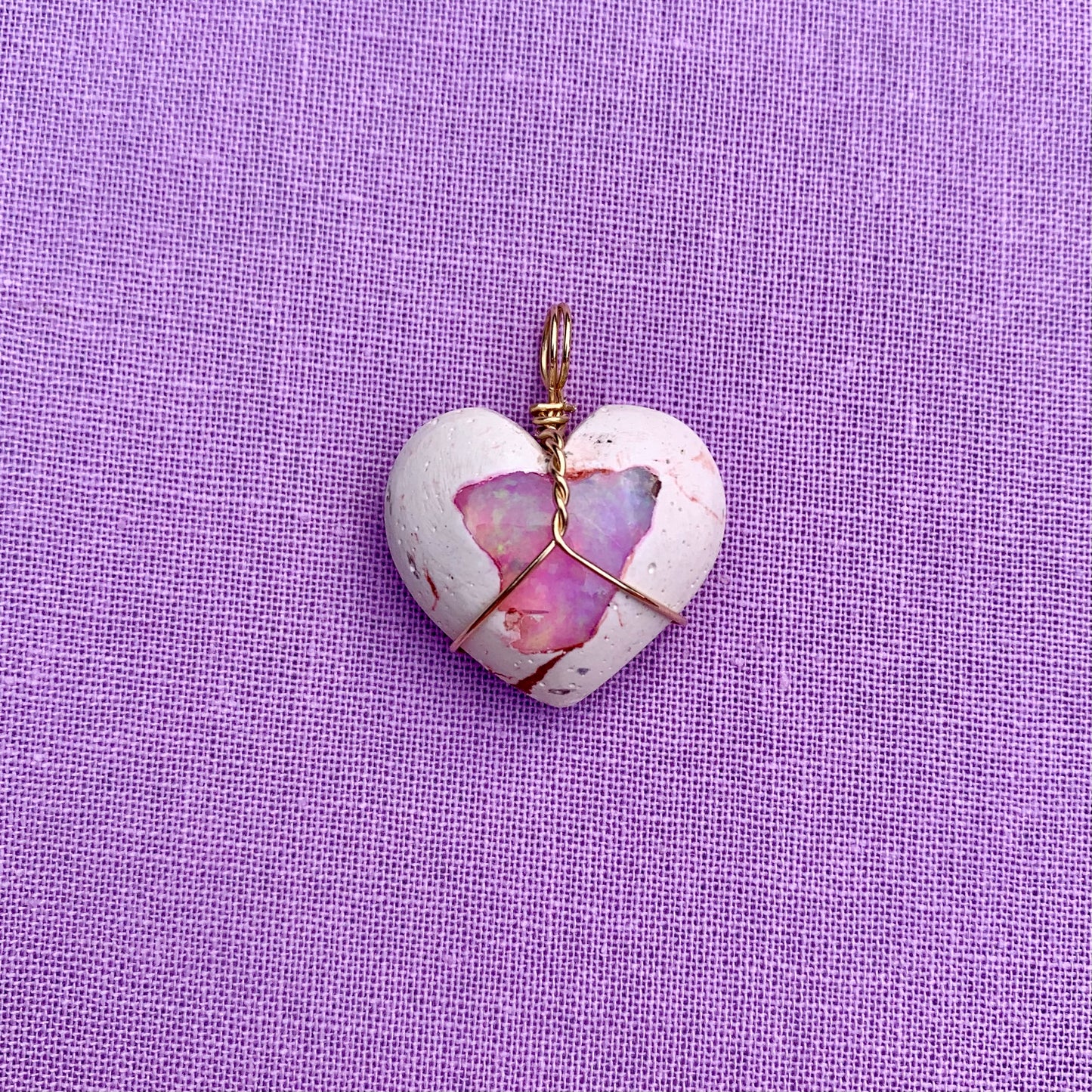 Cantera Opal Heart | Charm