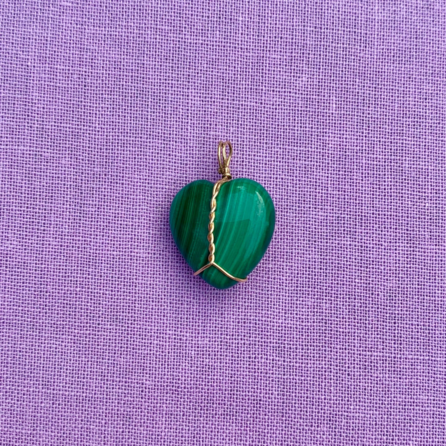 Malachite Heart | Charm
