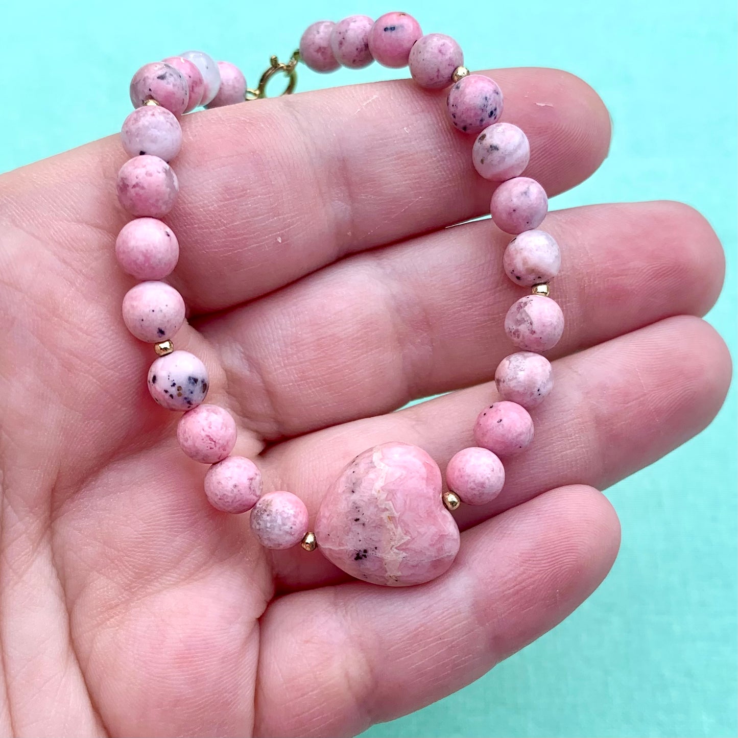 Rhodochrosite | Pre-Made Bracelet