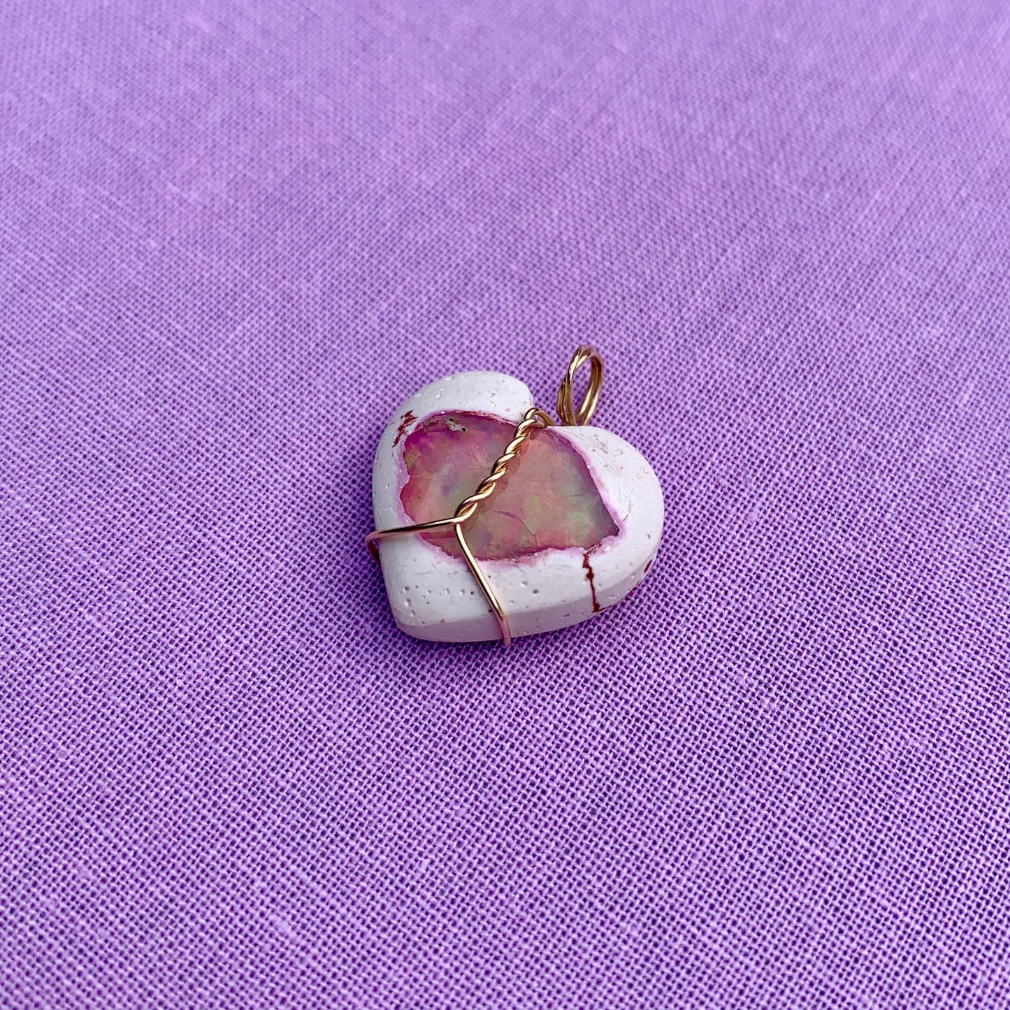Cantera Opal Heart | Charm