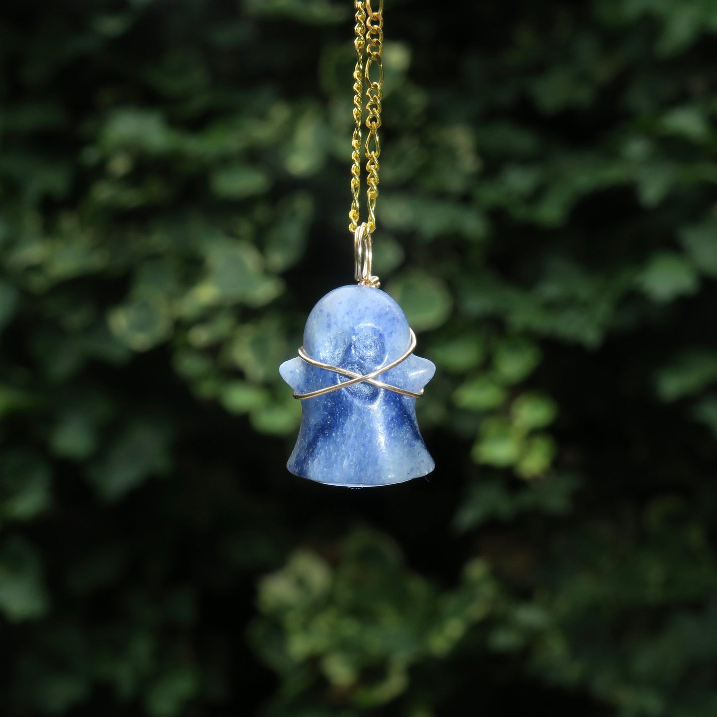 BLEAK - Blue Aventurine Ghost Pendant
