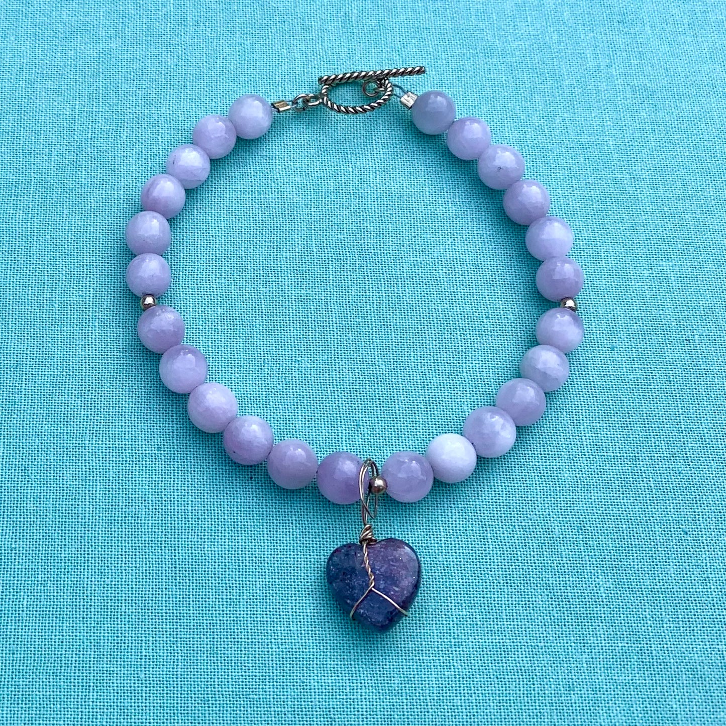 Iolite & Kunzite | Pre-Made Bracelet