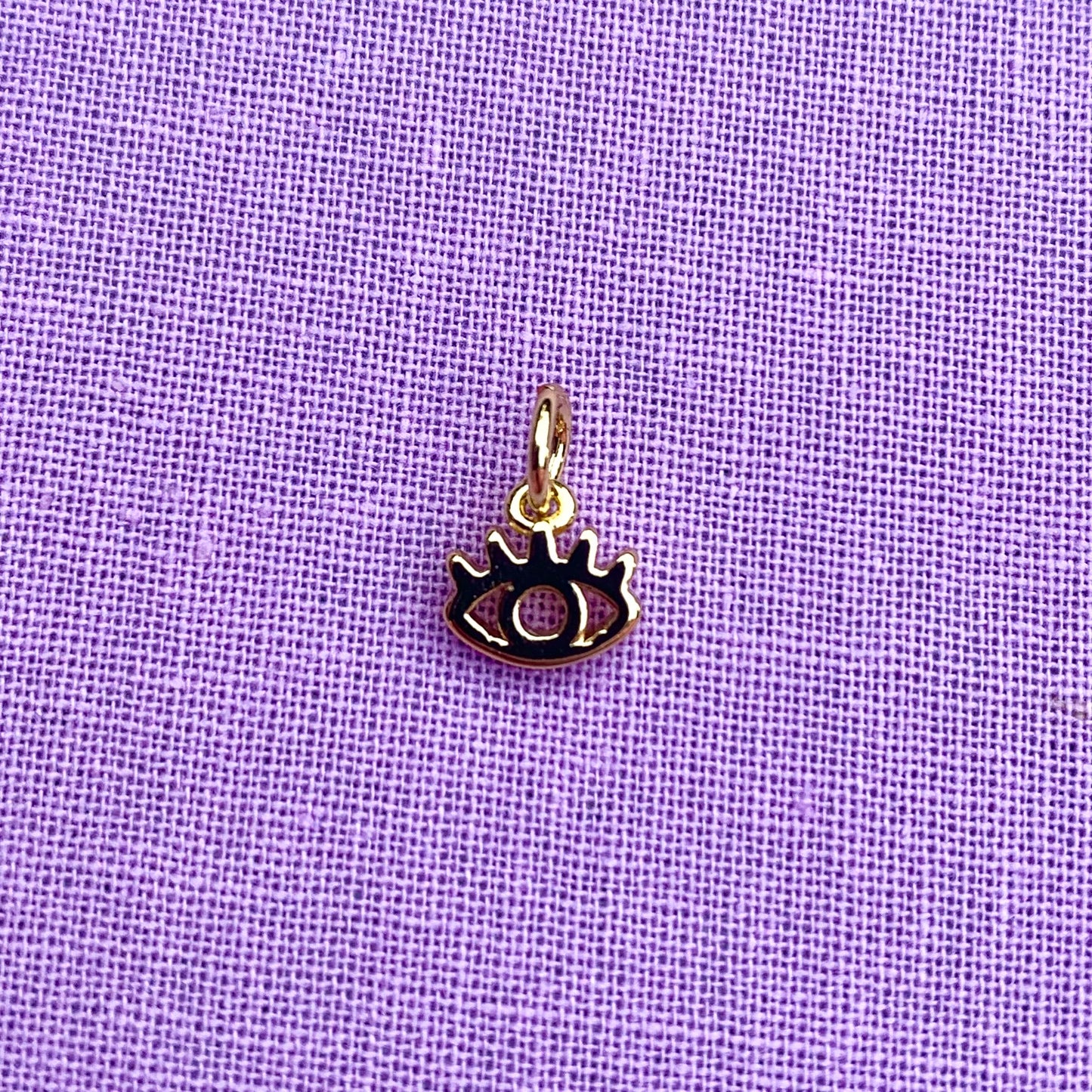 Gold Fill Mini Evil Eye | Charm