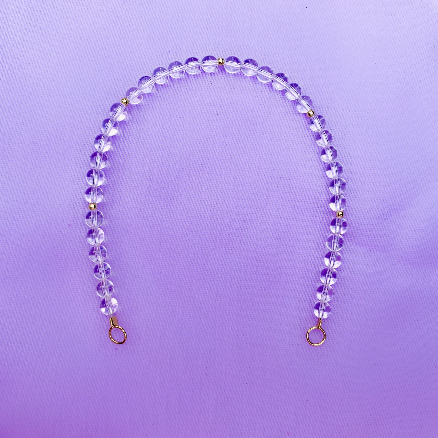Clear Quartz | Crystal Charm Bracelet