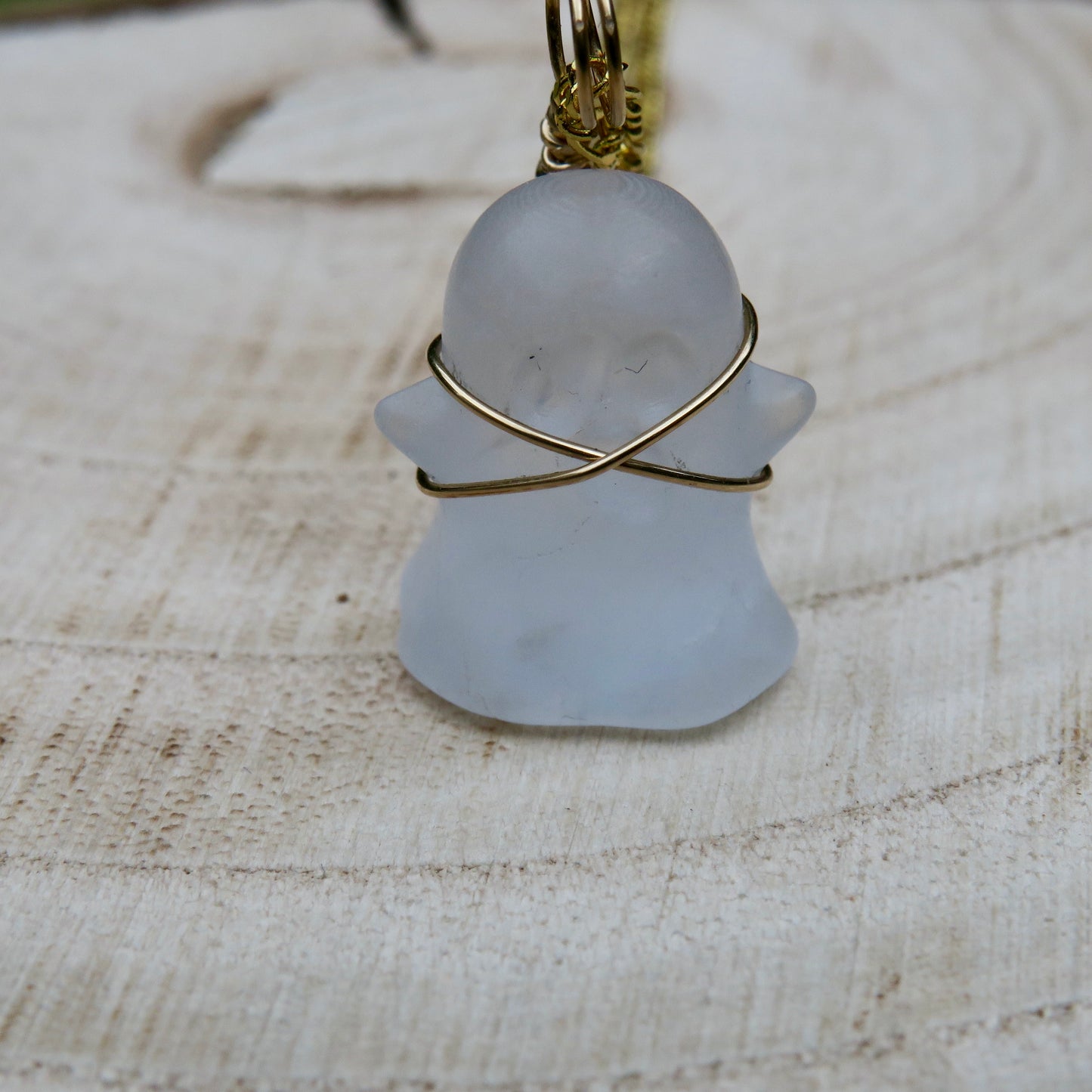 CASPER - Clear Quartz Ghost Pendant