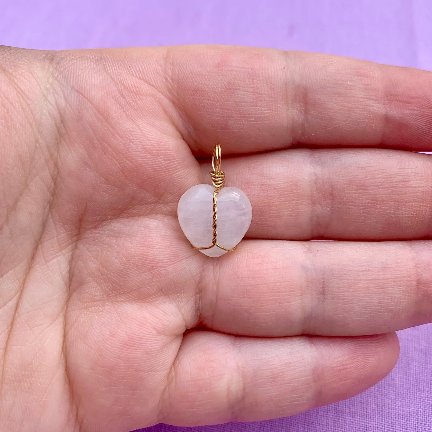 Moonstone Heart | Charm