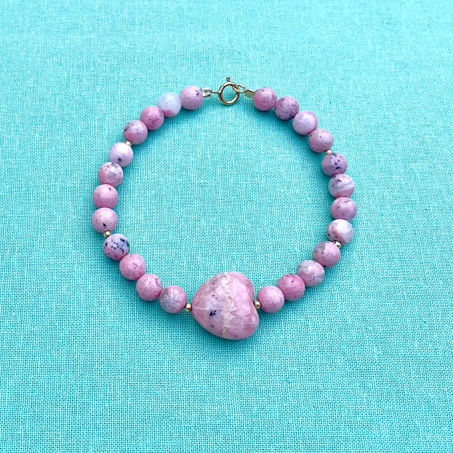 Rhodochrosite | Pre-Made Bracelet