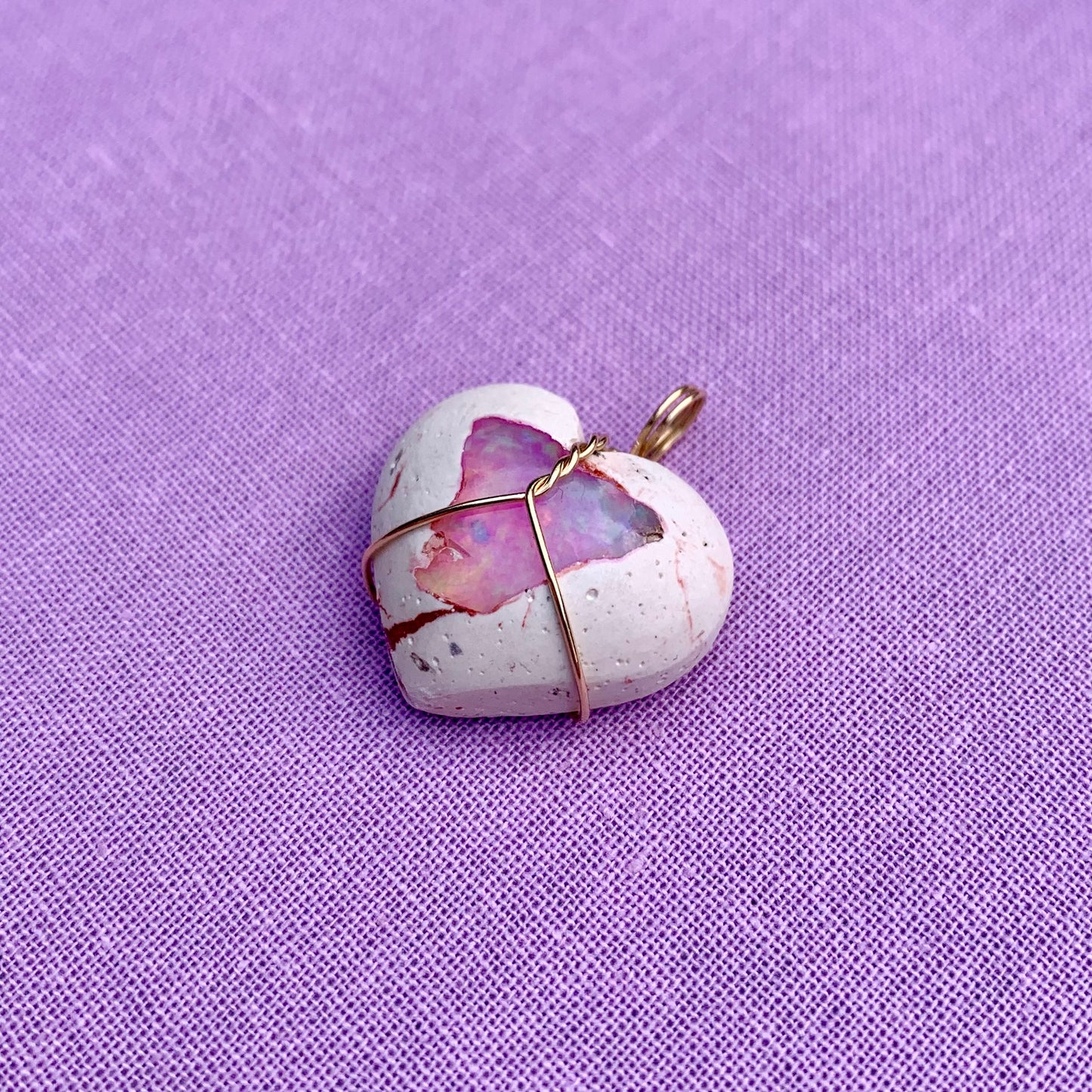 Cantera Opal Heart | Charm