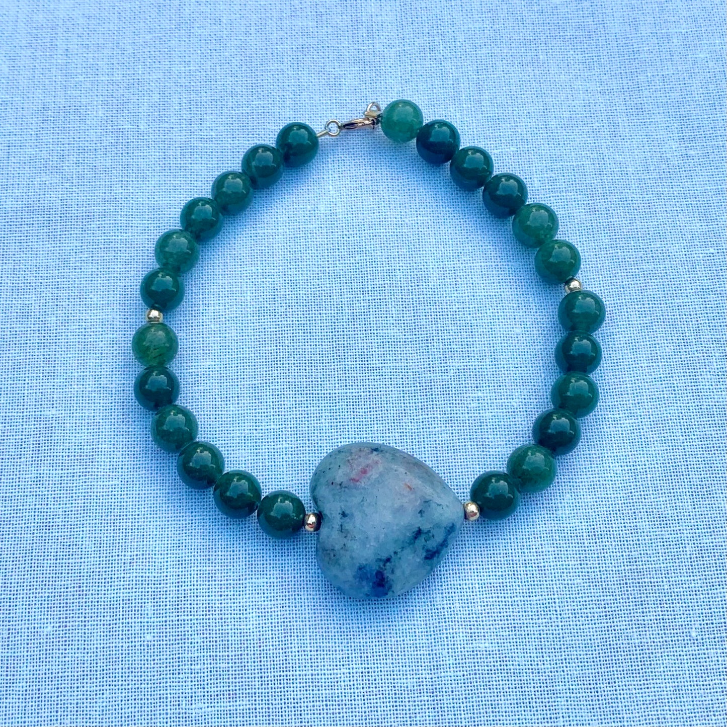 Jasper and Green Aventurine | Pre-Made Bracelet