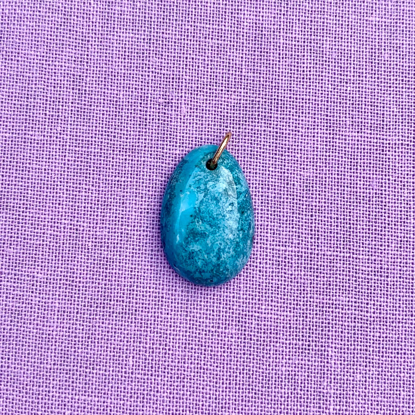 Turquoise Oval | Charm