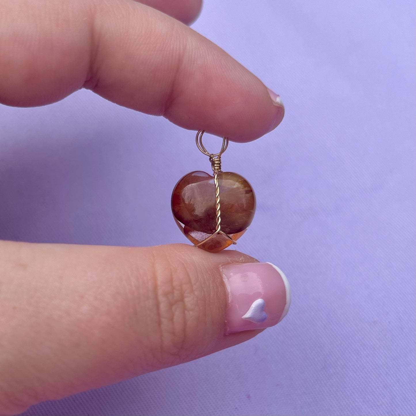Golden Healer Heart | Charm