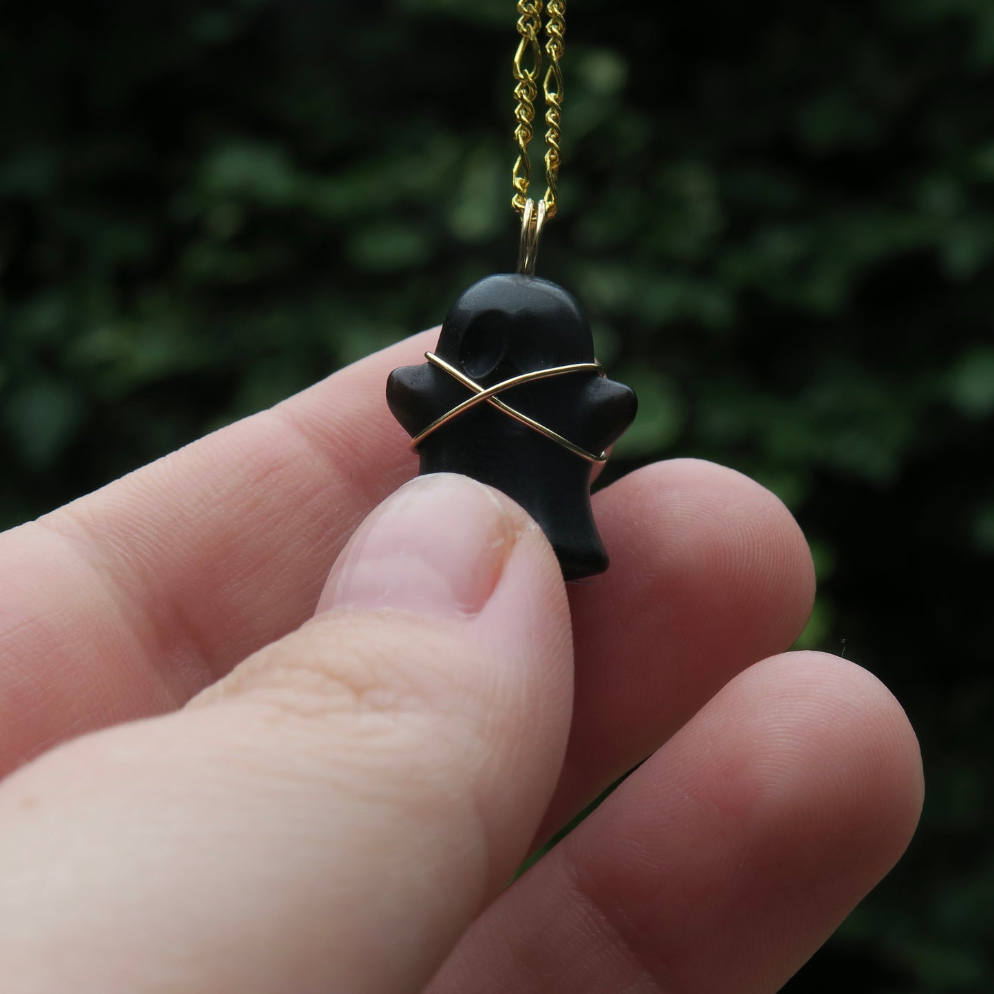 SHADE - Obsidian Ghost Pendant