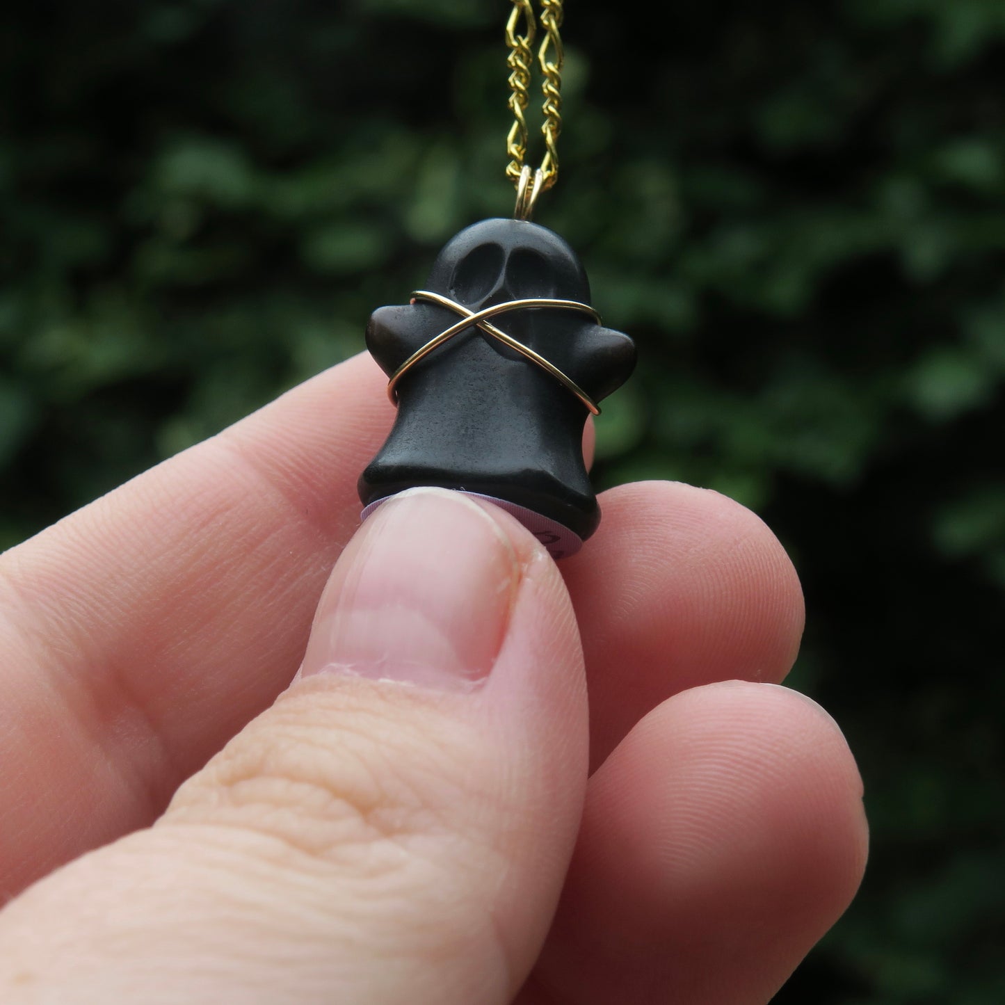 SHADE - Obsidian Ghost Pendant