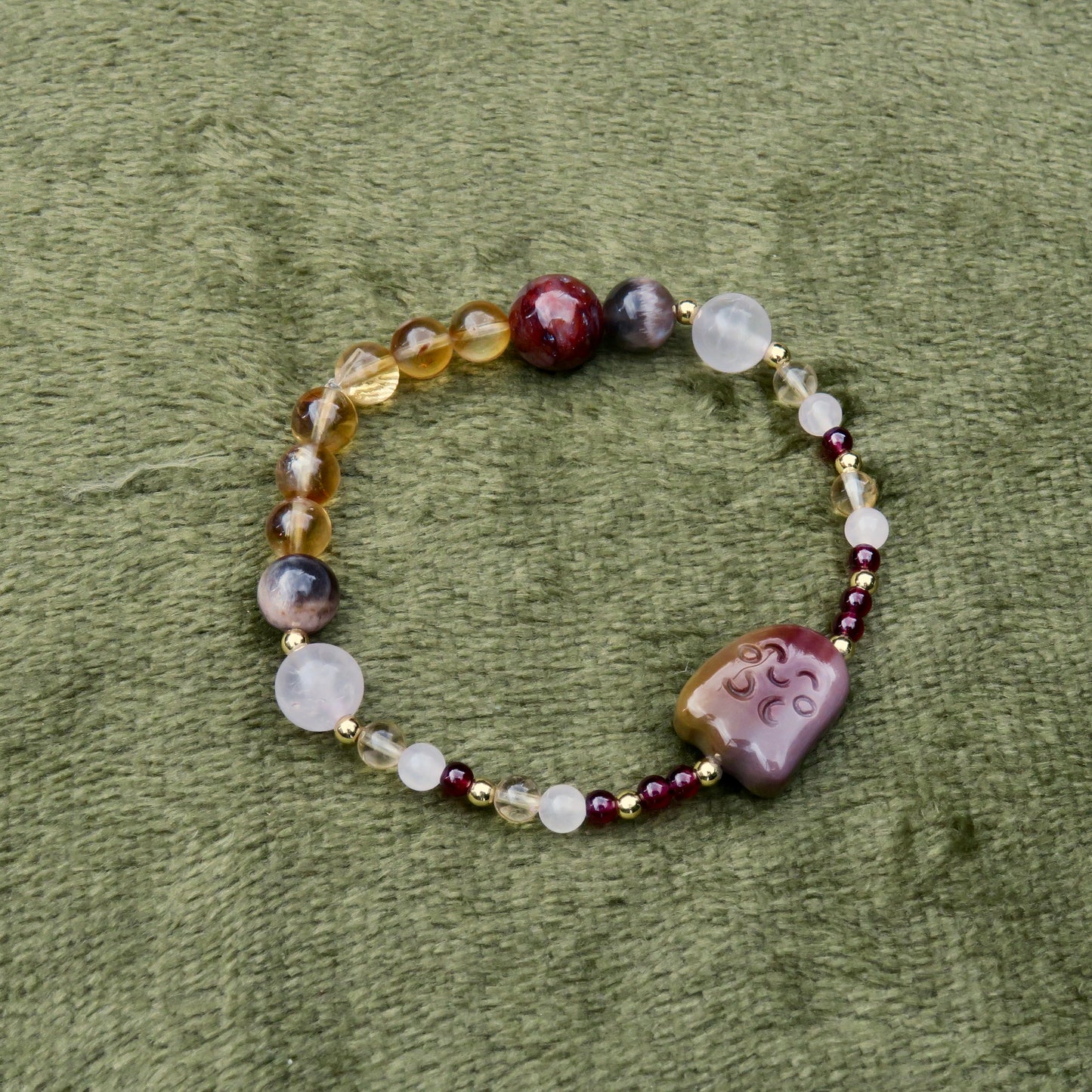 Yellow Ghost Abundance Bracelet