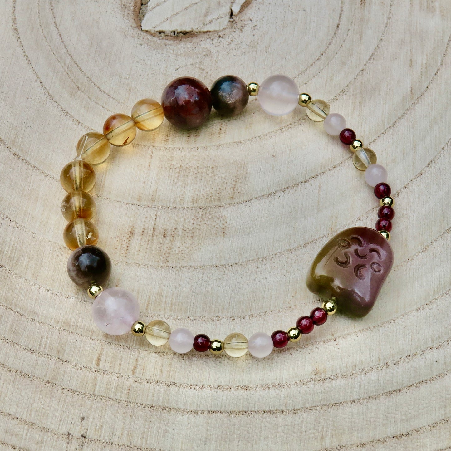 Yellow Ghost Abundance Bracelet