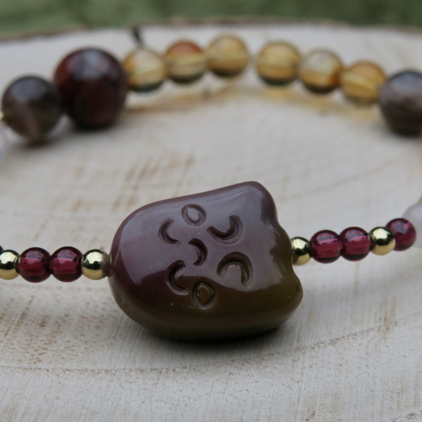 Yellow Ghost Abundance Bracelet