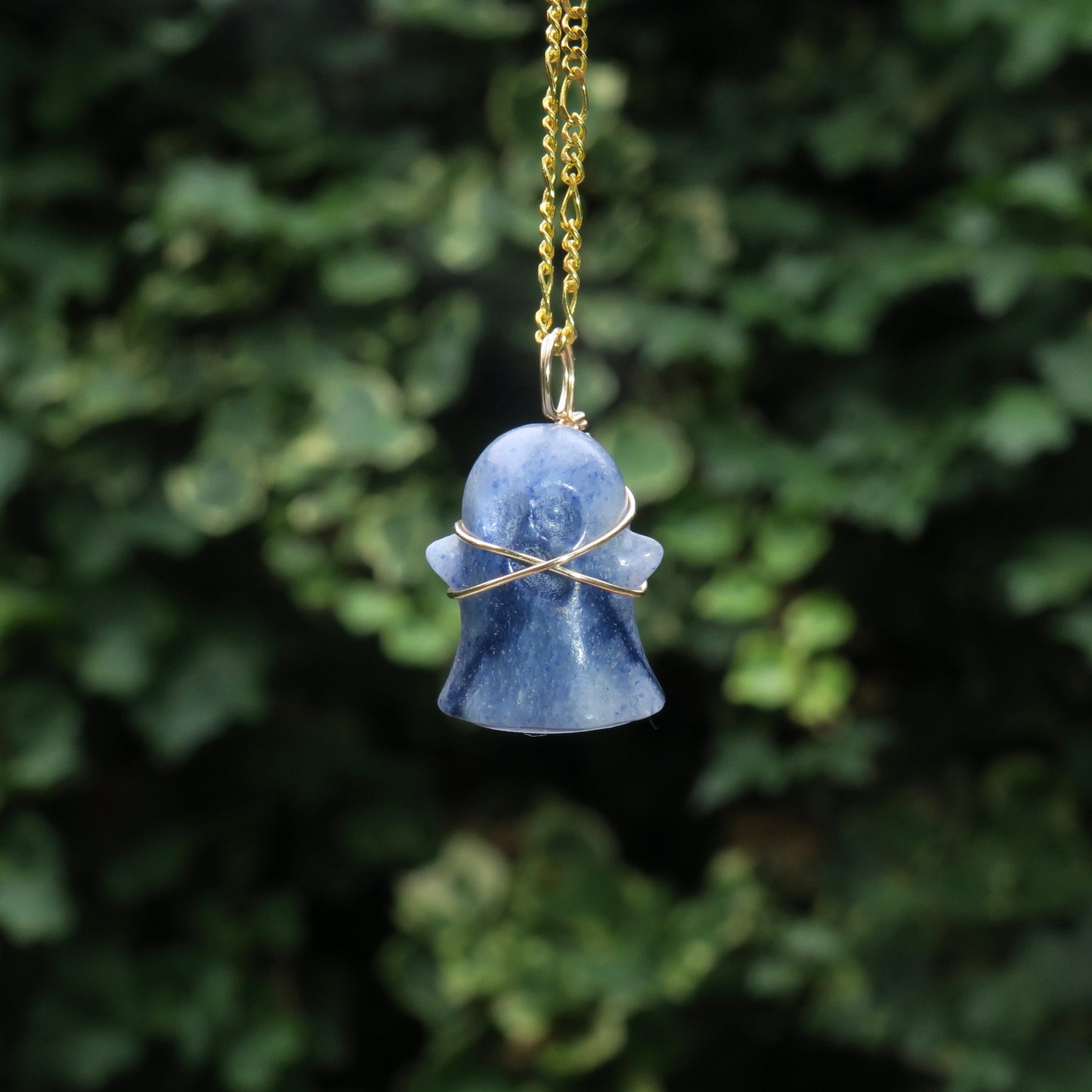 BLEAK - Blue Aventurine Ghost Pendant