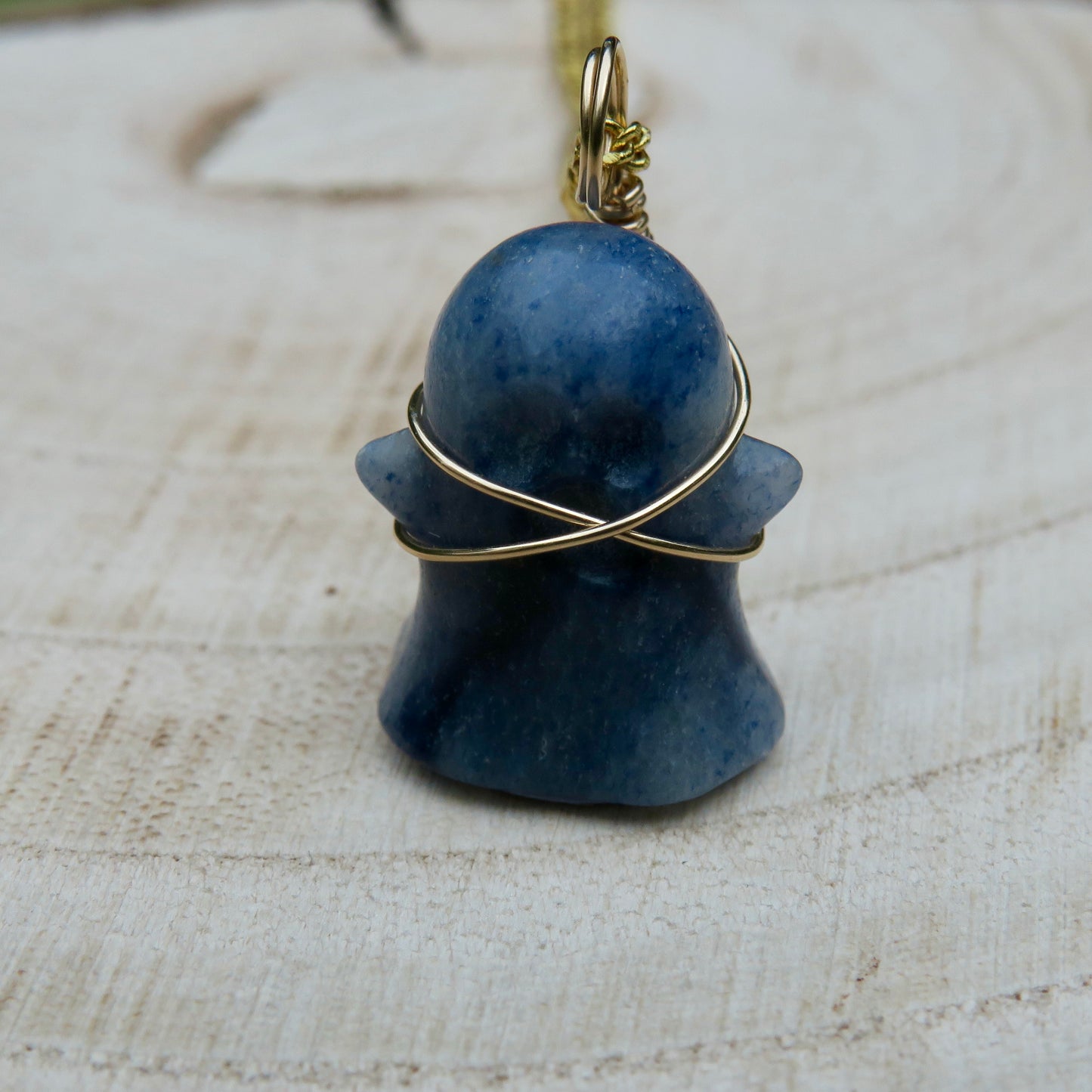 BLEAK - Blue Aventurine Ghost Pendant