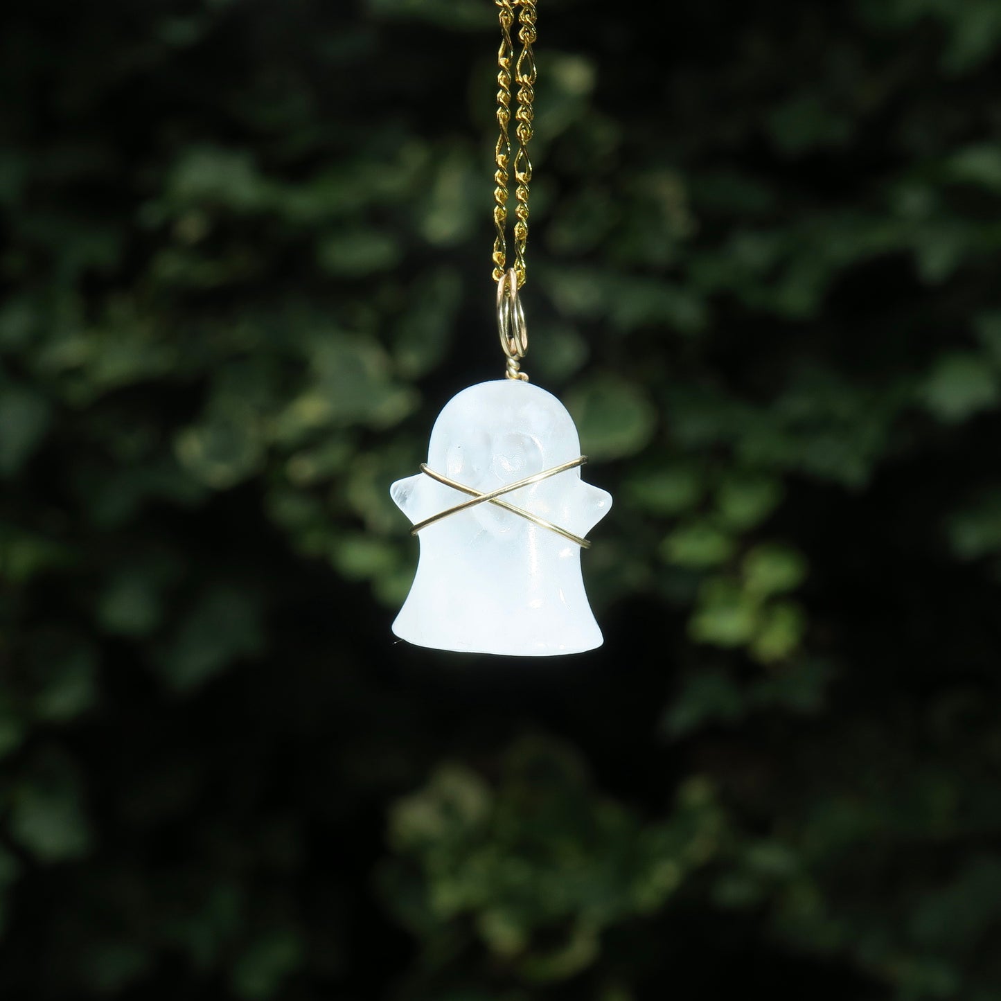CASPER - Clear Quartz Ghost Pendant