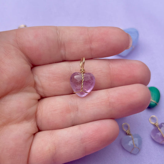 Amethyst Heart | Charm