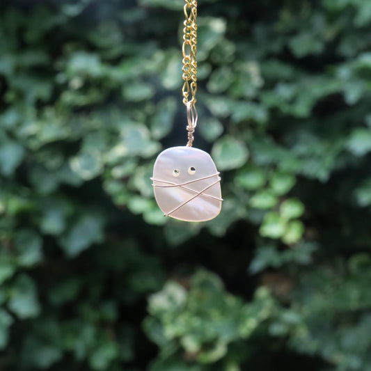 PEARL - Mother or Pearl Ghost Pendant