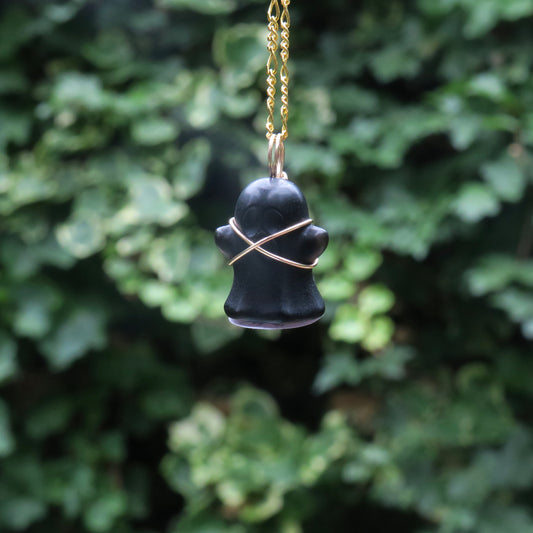 SHADE - Obsidian Ghost Pendant